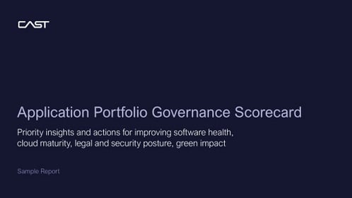 Esempio di Report per la Governance del Portfolio