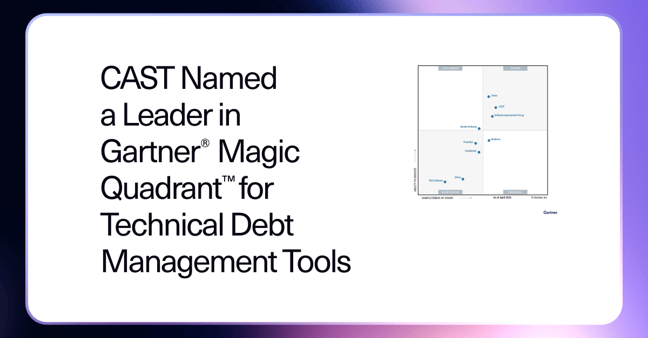 Gartner® Magic Quadrant™ per i gli strumenti di gestione del debito tecnico Gartner® Magic Quadrant™ per i gli strumenti di gestione del debito tecnico