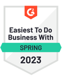 CAST Highlight is a leader on G2 on easisest to do business with