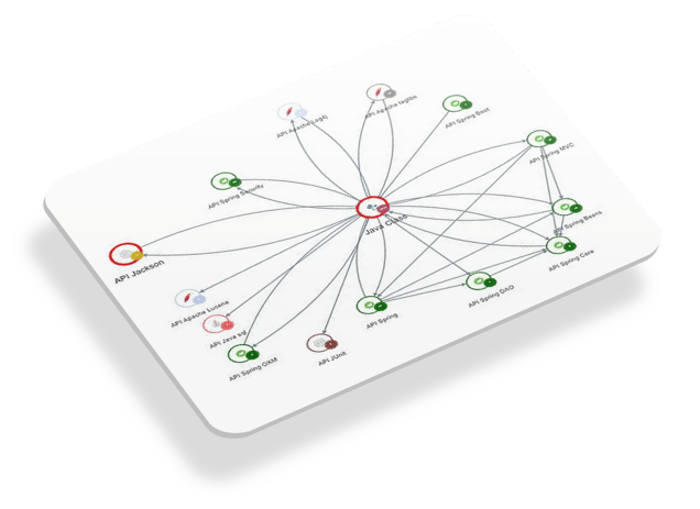Visualizzare i grafici dell'accesso ai dati e delle chiamate API su tutti i livelli tecnologici.
