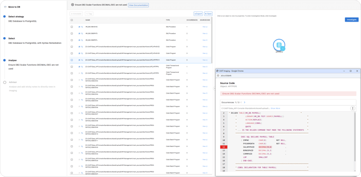 Migrazione del database